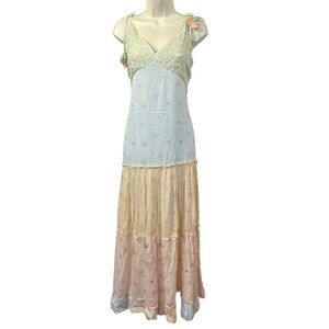 Gorgeous Bohemian Multi-Layer Maxi Dress